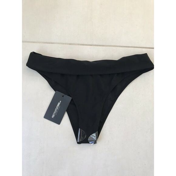 PrettyLittleThing Swim Turn Over Bikini Bottom Swimwear - Picture 3 of 9